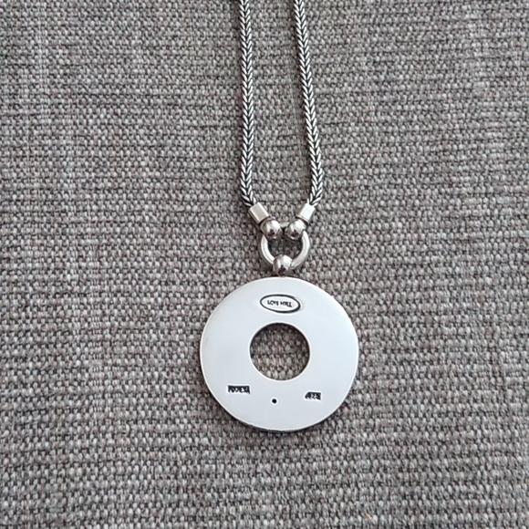 VINTAGE Lois Hill Sterling Silver Necklace Pendant LIKE NEW - Picture 5 of 12